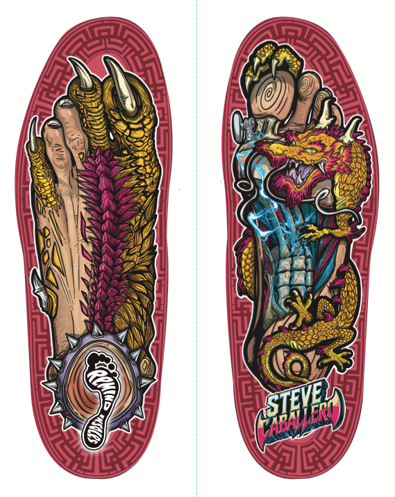 CUSH IMPACT 5.5MM Mid-High Arch | Steve Caballero Gnar Foot